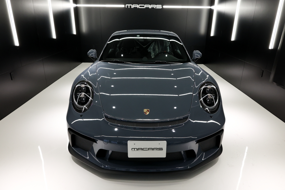 Porsche 991.2/GT3 ＆ STEK DYNOblack-carbon-matte施工＋Porscheロゴ施工！！