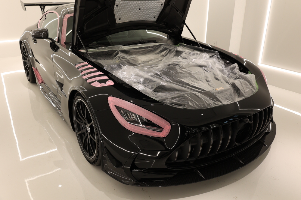 Mercedes-AMG GT Black Series ＆ 鏡面磨き施工＋ STEK DYNOshield  Full Wrapping install！！